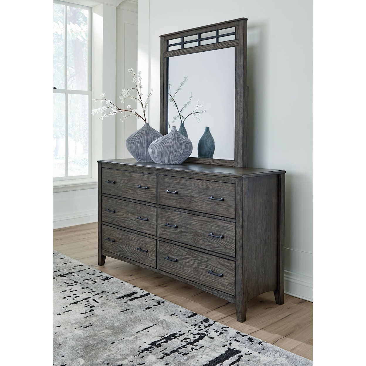 Signature Design by Ashley Montillan Dresser and Mirror