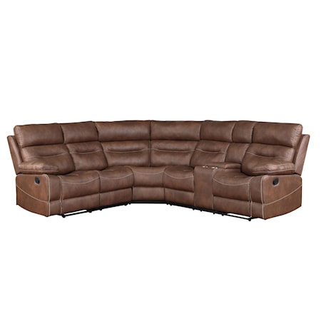 Manual Reclining Sectional Sofa