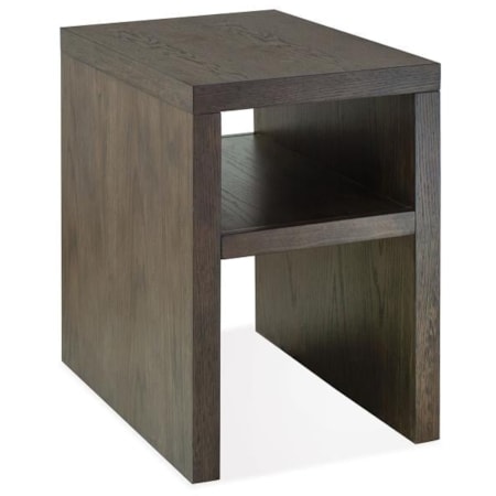 End Table with Open Display Shelf