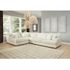 Signature Design Zada 4-Piece Sectional with Chaise