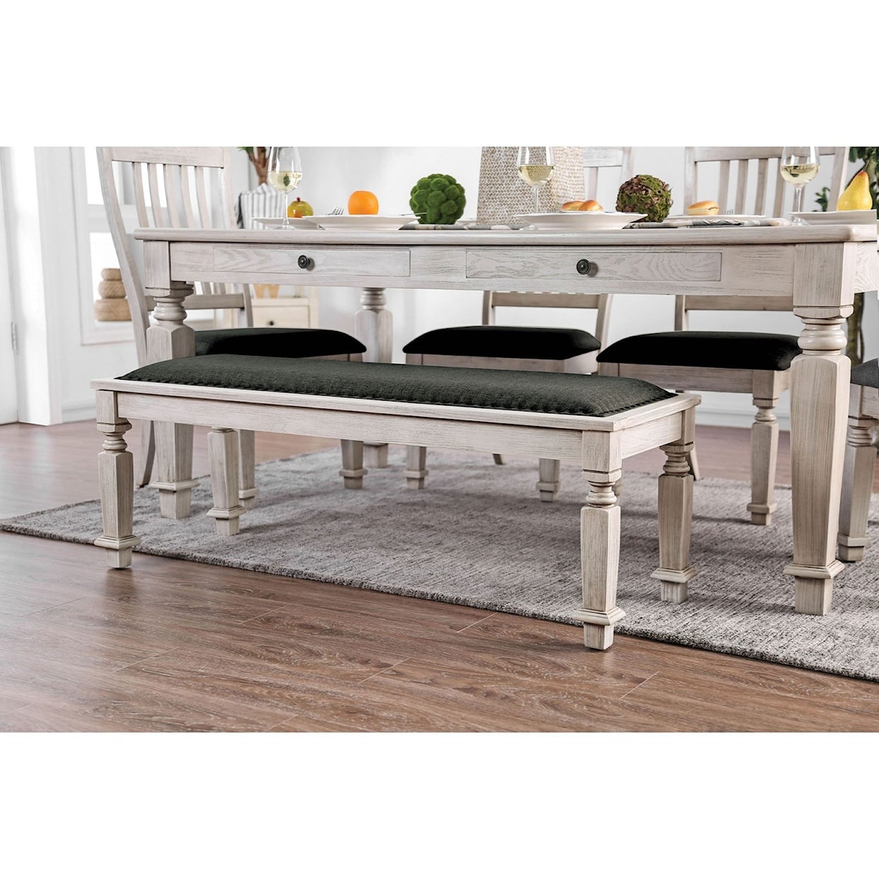 Furniture of America Georgia Dining Bench