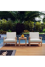 Modway Marina Outdoor 3 Piece Patio Set