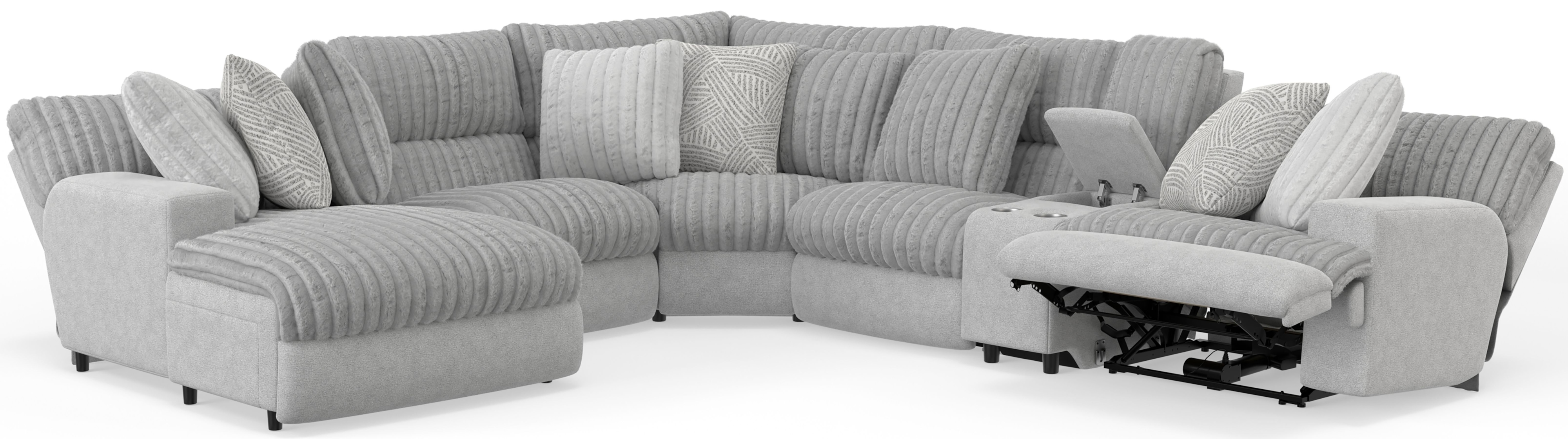 6-Piece Power Reclining Sectional Sofa