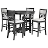 New Classic Furniture Gia Counter Height Dining Table and Chair Set
