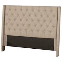 Traditional Queen Size Tufted Headboard