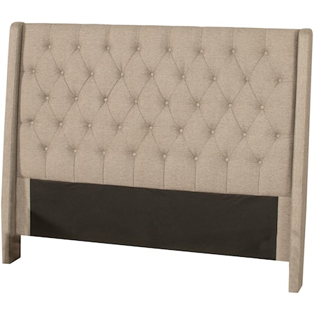 Traditional Queen Size Tufted Headboard