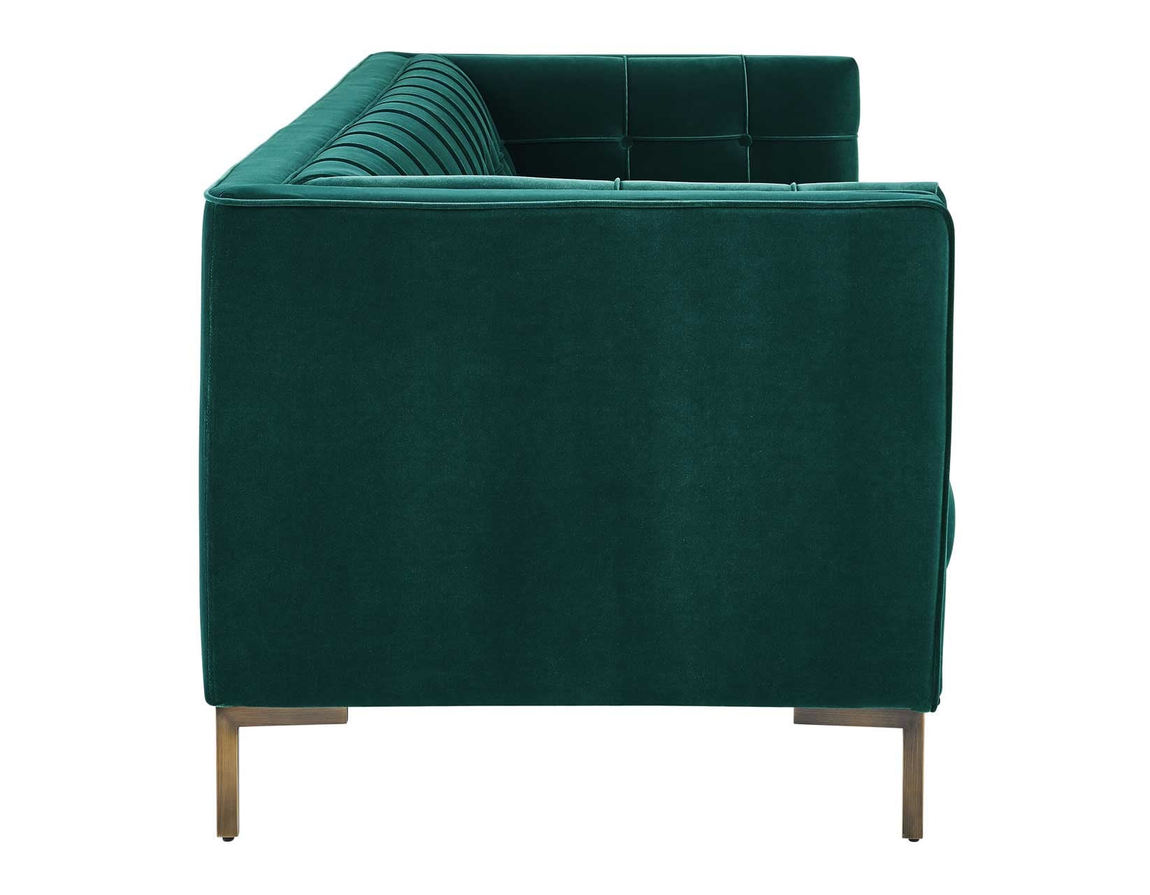 Steve Silver Isaac Green Velvet Sofa