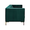 Steve Silver Isaac Green Velvet Sofa