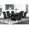 Global Furniture D03DT Dining Table with 4 Dining Chairs
