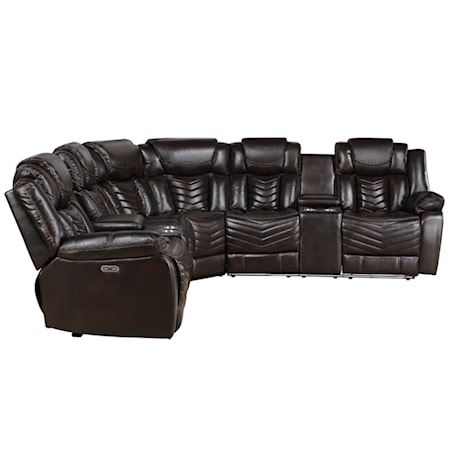 3-Piece Reclining Sofa Sectional