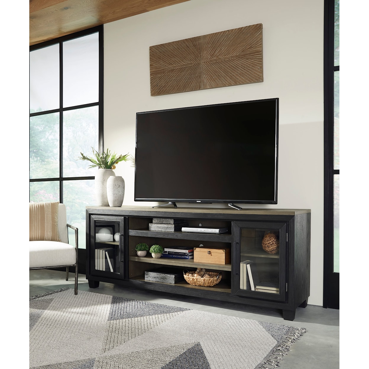 Signature Design by Ashley Foyland 83" TV Stand