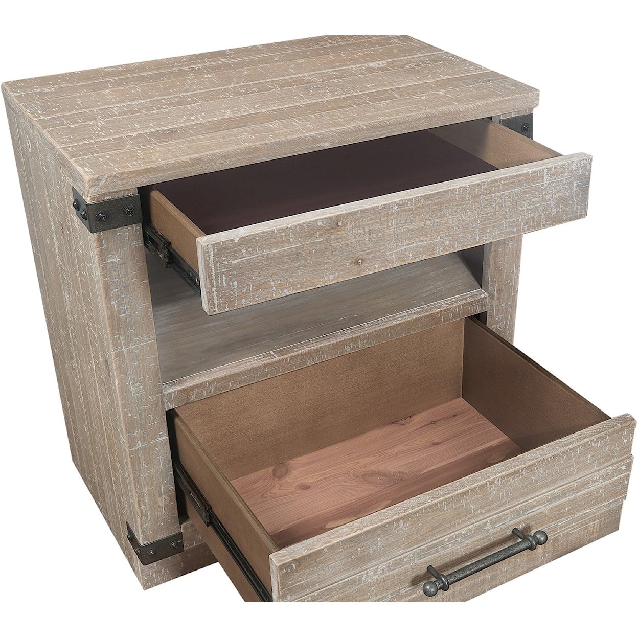 Aspenhome Foundry 2-Drawer Nightstand