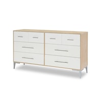 Coastal Dresser with 8 Drawers