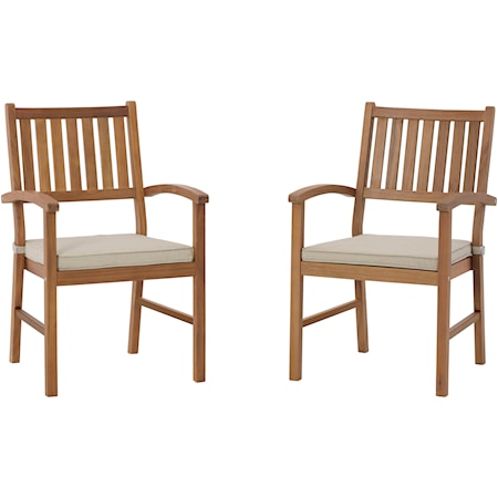 Outdoor Dining Arm Chair (Set of 2)