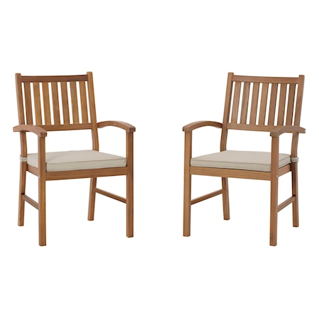 Outdoor Dining Arm Chair (Set of 2)