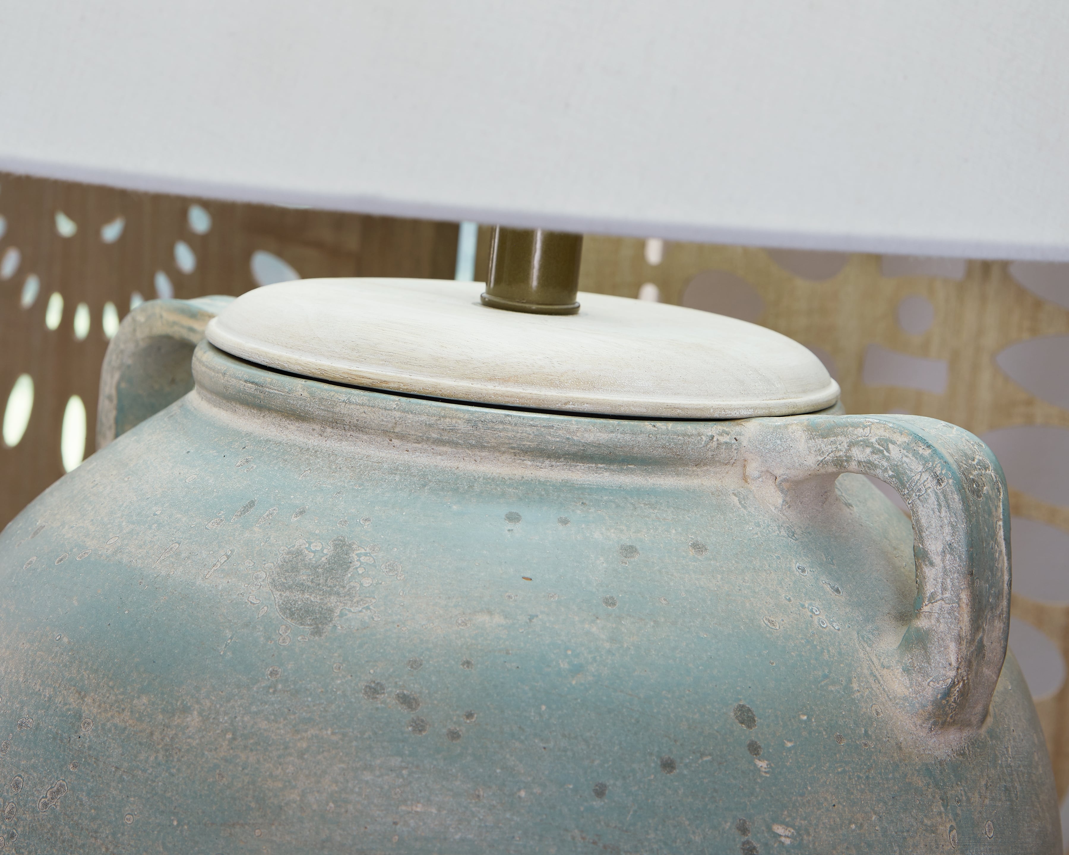 Terracotta Table Lamp