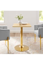 Modway Verne 28" Artificial Marble Dining Table