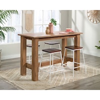 Farmhouse Counter Height Kitchen Dining Table - Sindoori Mango