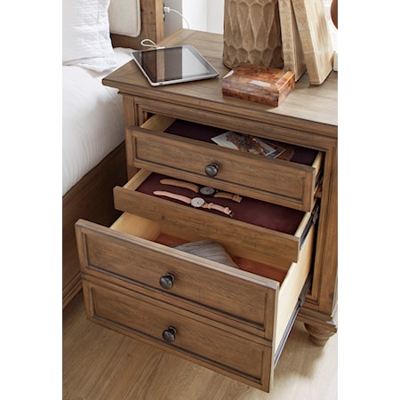 3-Drawer Nightstand