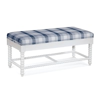 Bed Bench with Spooled Base