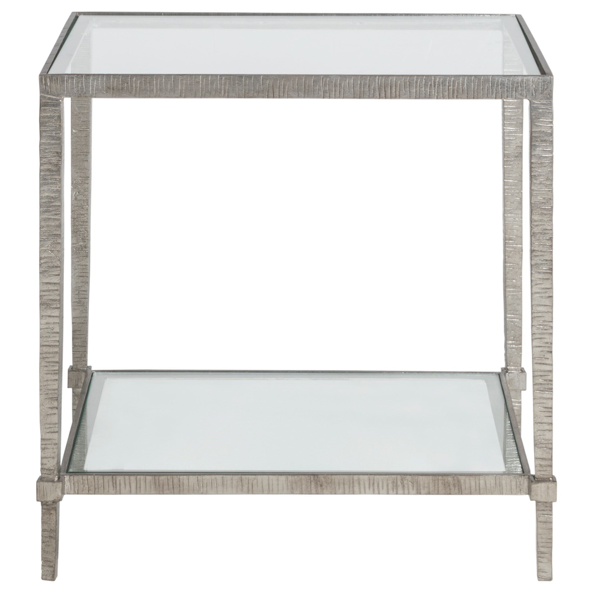 Artistica Artistica Metal Claret Rectangular End Table