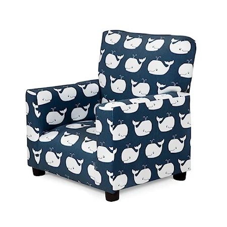 Transitional Kids Accent Chair 