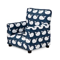 Transitional Kids Accent Chair 