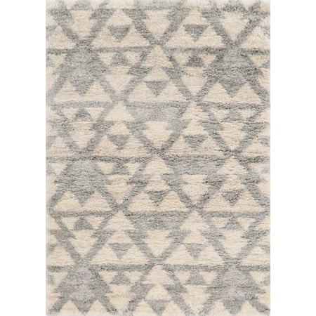 8'10" x 13'" Ivory/Grey Southern Rug