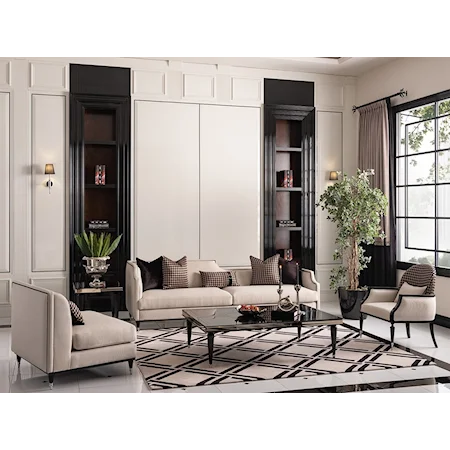 3-Piece Transitional Living Room Set