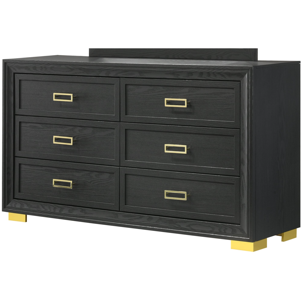 Crown Mark Pepe B9290-1 Contemporary Glam 6-Drawer Dresser | Royal ...