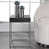 Uttermost Accent Furniture - Occasional Tables Black Concrete Accent Table