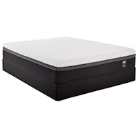 Cal King Essentials Hybrid Mattress and 5" Low Profile Foundation