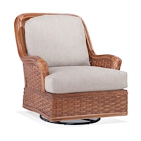 Tropical Swivel Glider Chair