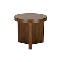 Contemporary Round End Table