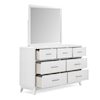 New Classic Furniture Skylar Dresser & Mirror Set