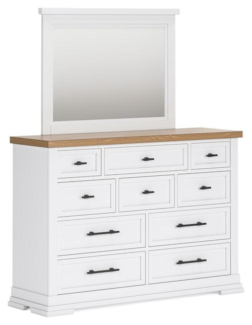 Dresser And Mirror