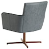 Barclay Butera Barclay Butera Upholstery Brooks Swivel Chair with Brass Base