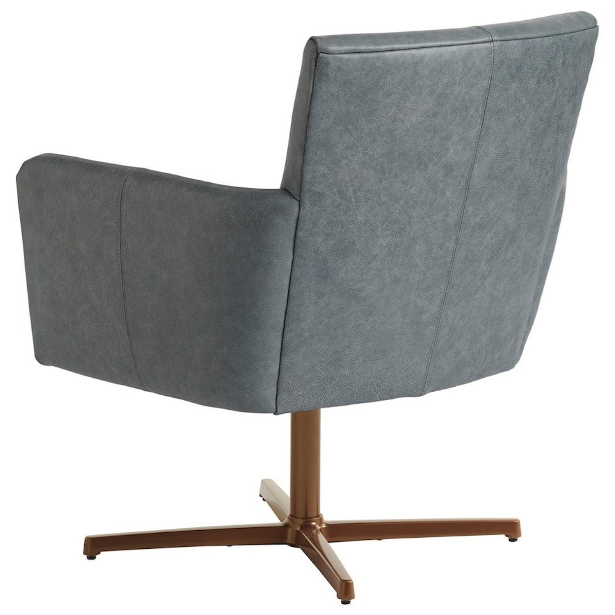 Barclay Butera Barclay Butera Upholstery Brooks Swivel Chair with Brass Base