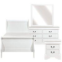 Contemporary 4-Piece Twin Bedroom Set