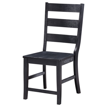 Newport Ladder Back Wood Dining Side Chair