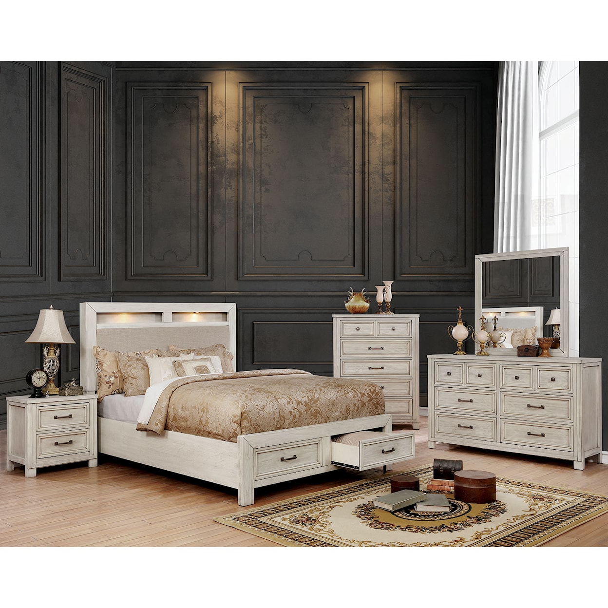 Furniture of America - FOA Tywyn Queen Bedroom Set