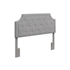 Steve Silver Alta Queen Headboard, Gray Fabric