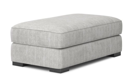 Transitional Rectangular Cocktail Ottoman