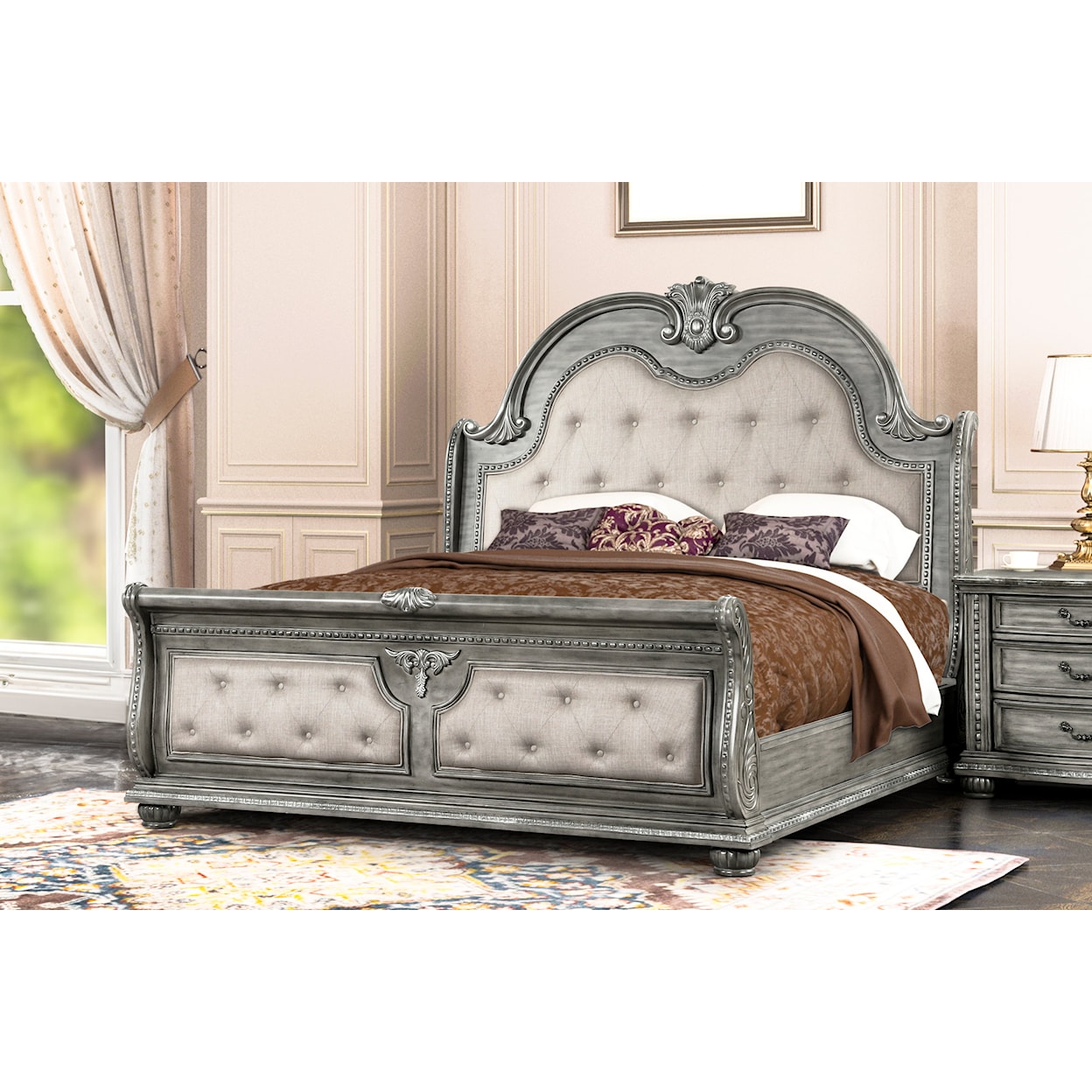 New Classic Furniture Contessa 3-Piece Queen Bedroom Set