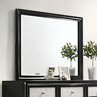 Glam Rectangular Beveled Mirror