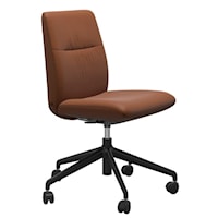 Contemporary Mint Large Low-Back Office Chair