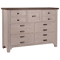 Transitional 9-Drawer Master Dresser