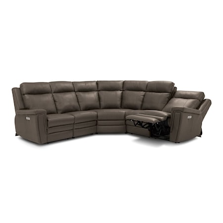 Asher 5-Seat Power Reclining Sectional Sofa