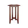 Durham Solid Accents Eclectic Wedge Table