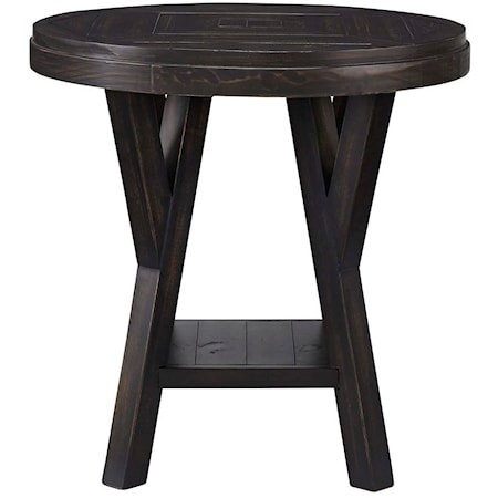 Transitional End Table